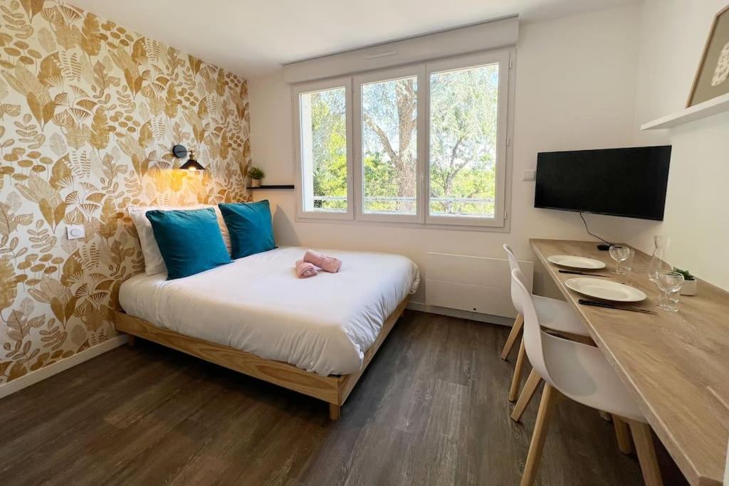 Suite Le Studio Mangue - Cosy & Vue Sur Le Jardin - Plages A Proximite Сен-Назар Екстериор снимка